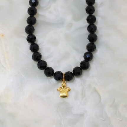 Siyah Spinel Kolye