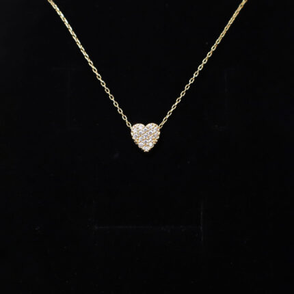 14 Ayar Altın Kalp Kolye