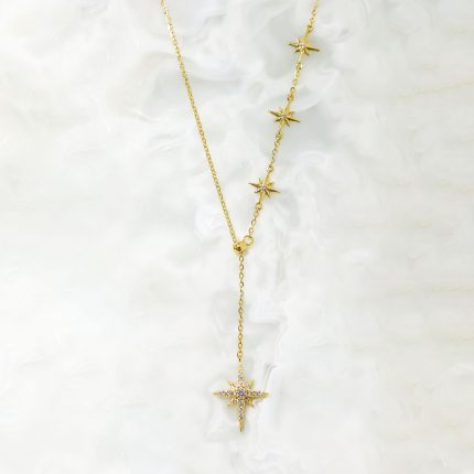 Asansörlü Kutup Yıldızı Kolye