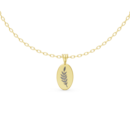 14 AYAR ALTIN BAŞAK KOLYE