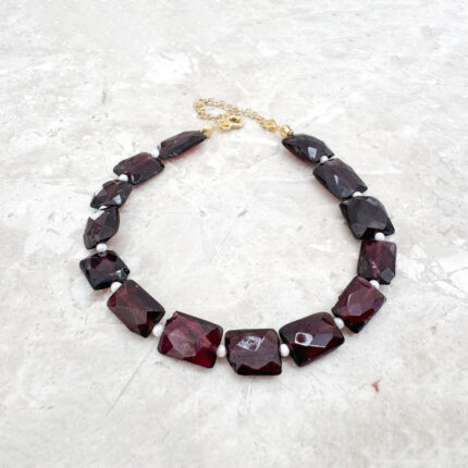 GEM LAL / GARNET KOLEKSİYON BİLEKLİK